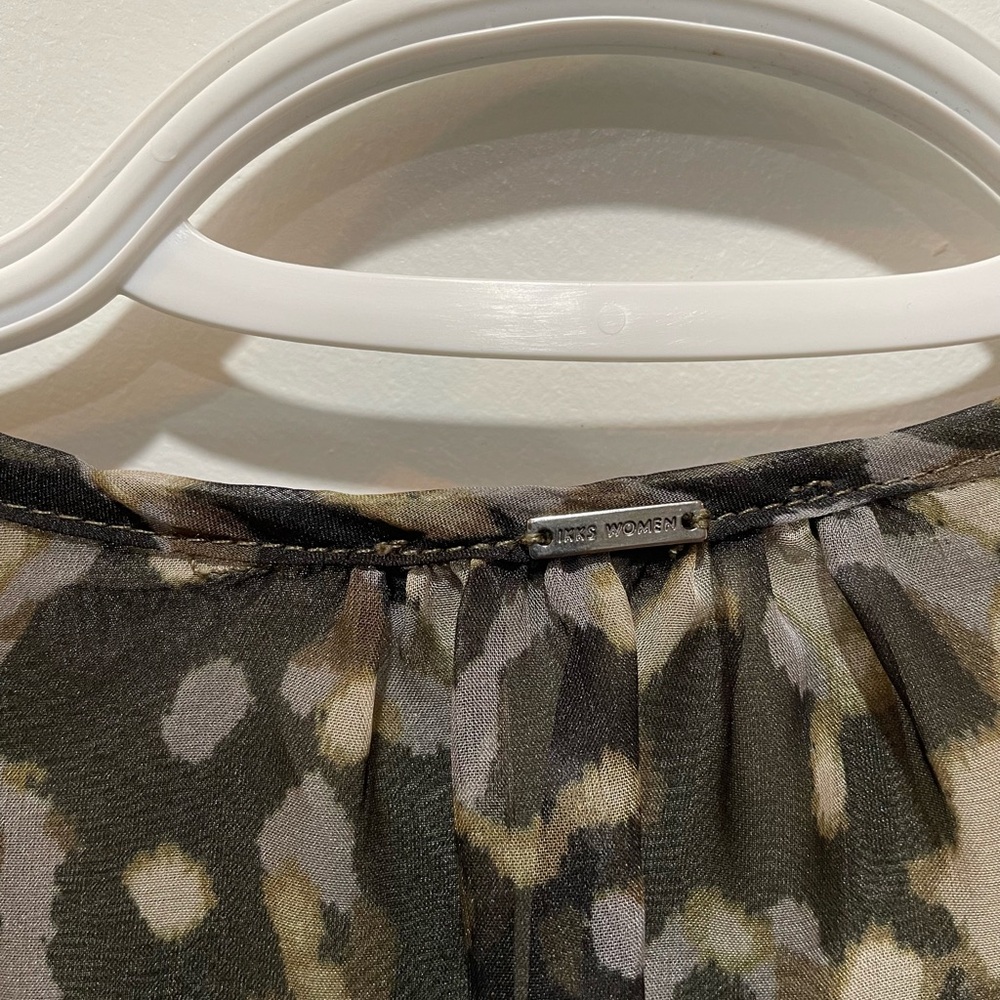 Ikks camouflage leopard dress long sleeve size médium - Picture 7 of 9